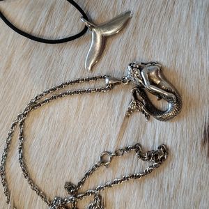 Beautiful Sterling Silver Mermaid Pendant on SS Chain 🧜‍♀️